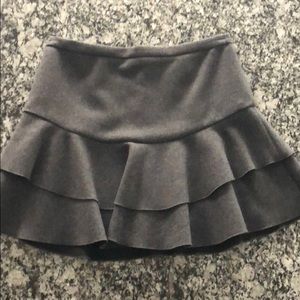 J. Crew Wool skirt with ruffles